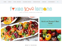 Tablet Screenshot of foxeslovelemons.com